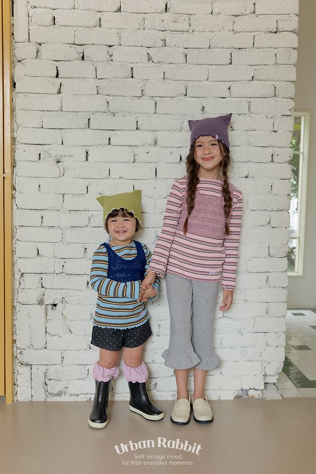 Urban Rabbit - Korean Children Fashion - #minifashionista - Lace Crop Vest - 11