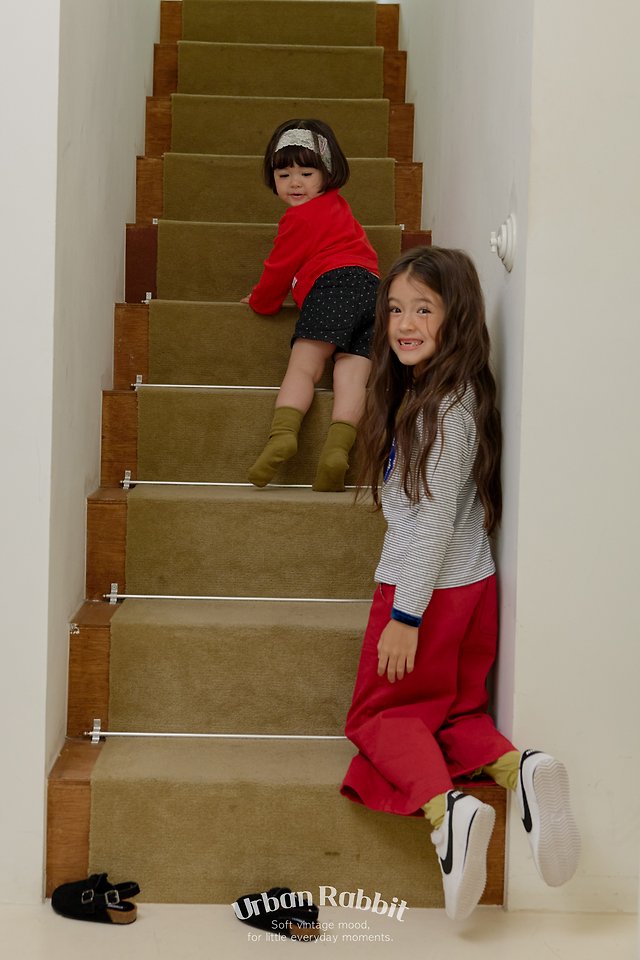 Urban Rabbit - Korean Children Fashion - #minifashionista - Color Wide Stretch Pants - 9