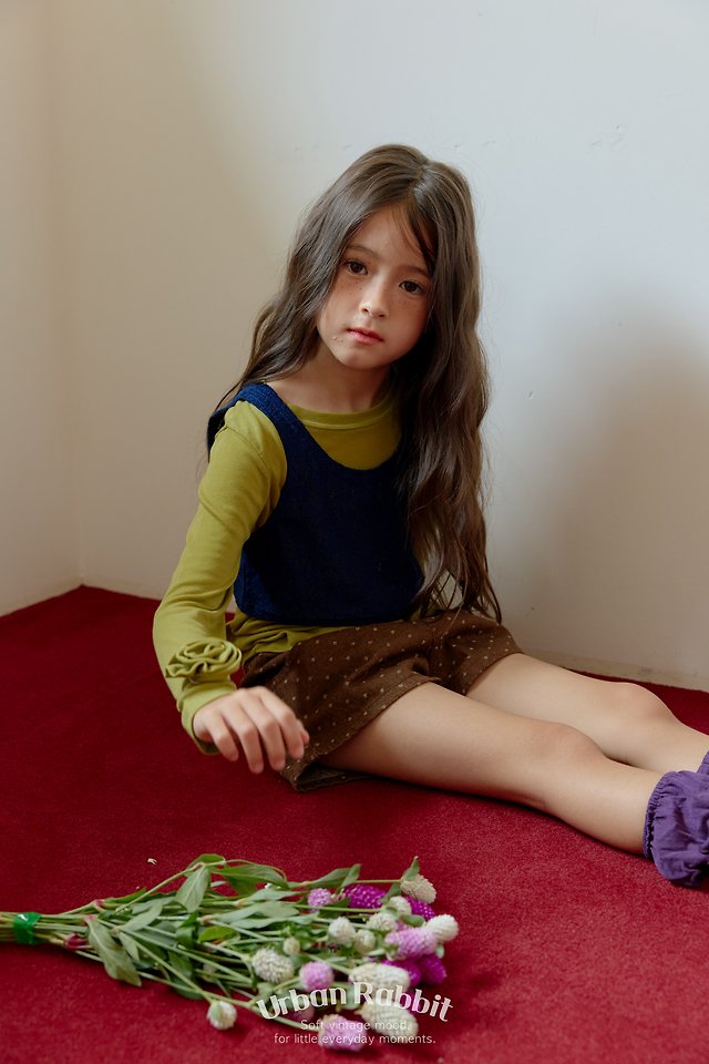 Urban Rabbit - Korean Children Fashion - #prettylittlegirls - Polka Dot Denim Shorts - 8