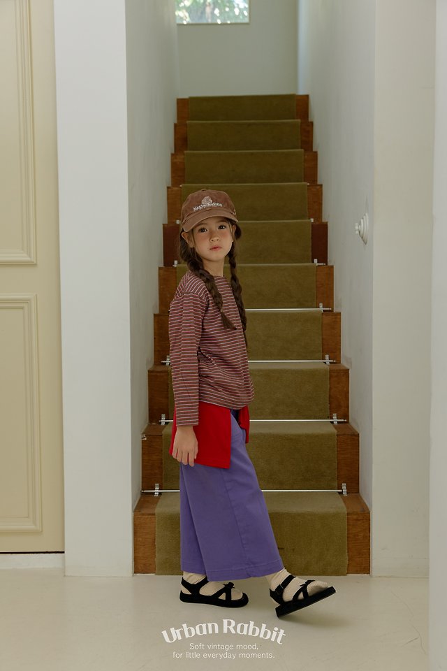 Urban Rabbit - Korean Children Fashion - #prettylittlegirls - Color Wide Stretch Pants - 10