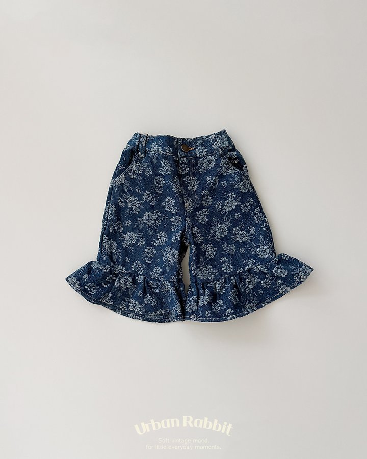 Urban Rabbit - Korean Children Fashion - #stylishchildhood - Flower Frill Bermuda Pants