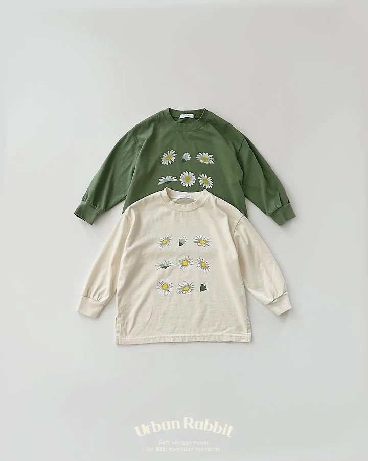Urban Rabbit - Korean Children Fashion - #todddlerfashion - Daisy Long Tee