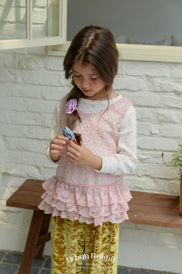 Urban Rabbit - Korean Children Fashion - #todddlerfashion - Bloom Lace One-piece - 12