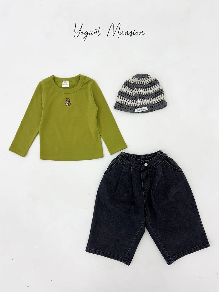 Yogurt Mansion - Korean Children Fashion - #Kfashion4kids - Bear Tee - 7
