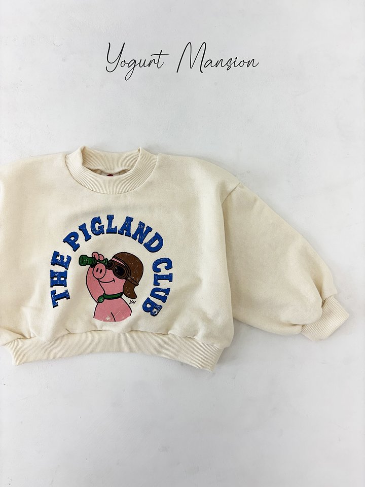 Yogurt Mansion - Korean Children Fashion - #childofig - Pig Club Tee - 4