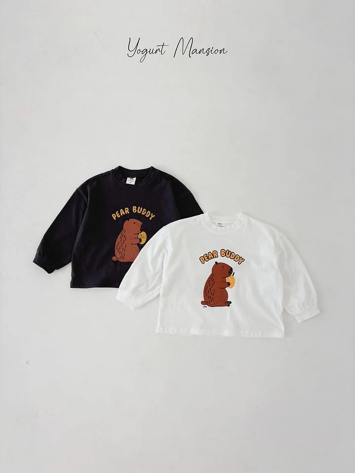 Yogurt Mansion - Korean Children Fashion - #childofig - Pear Tee