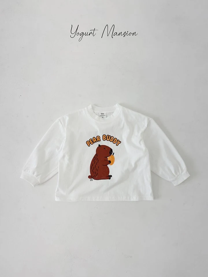 Yogurt Mansion - Korean Children Fashion - #childrensboutique - Pear Tee - 3