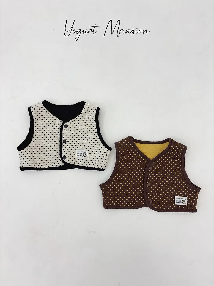 Yogurt Mansion - Korean Children Fashion - #designkidswear - Caramel Vest - 2