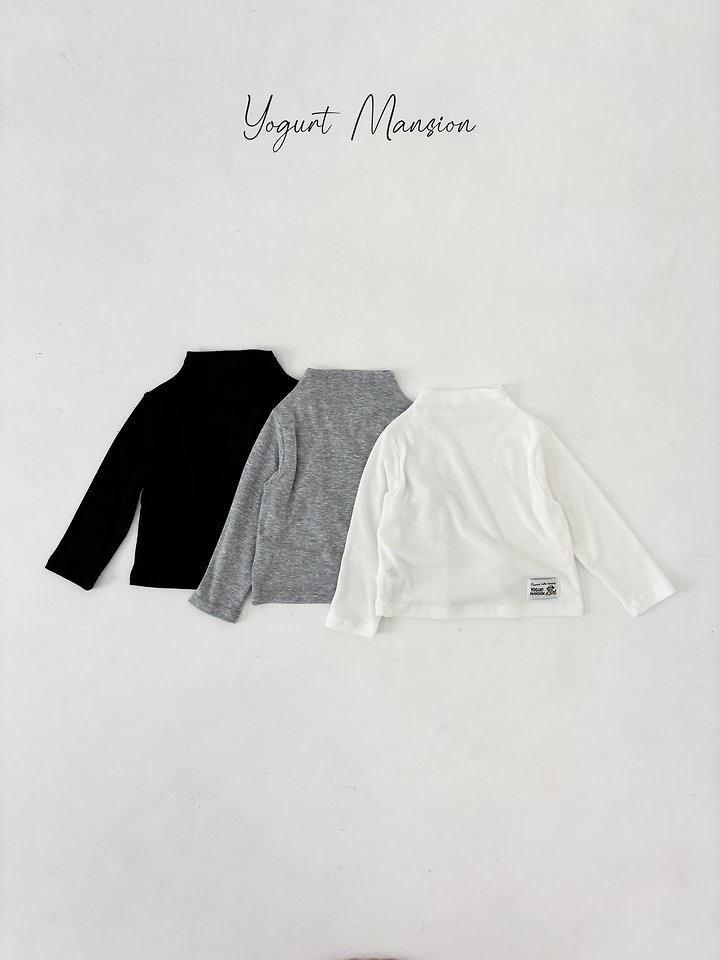 Yogurt Mansion - Korean Children Fashion - #discoveringself - Mini Turtleneck Tee
