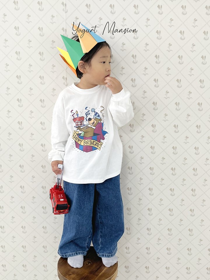 Yogurt Mansion - Korean Children Fashion - #fashionkids - Birthday Tee - 10