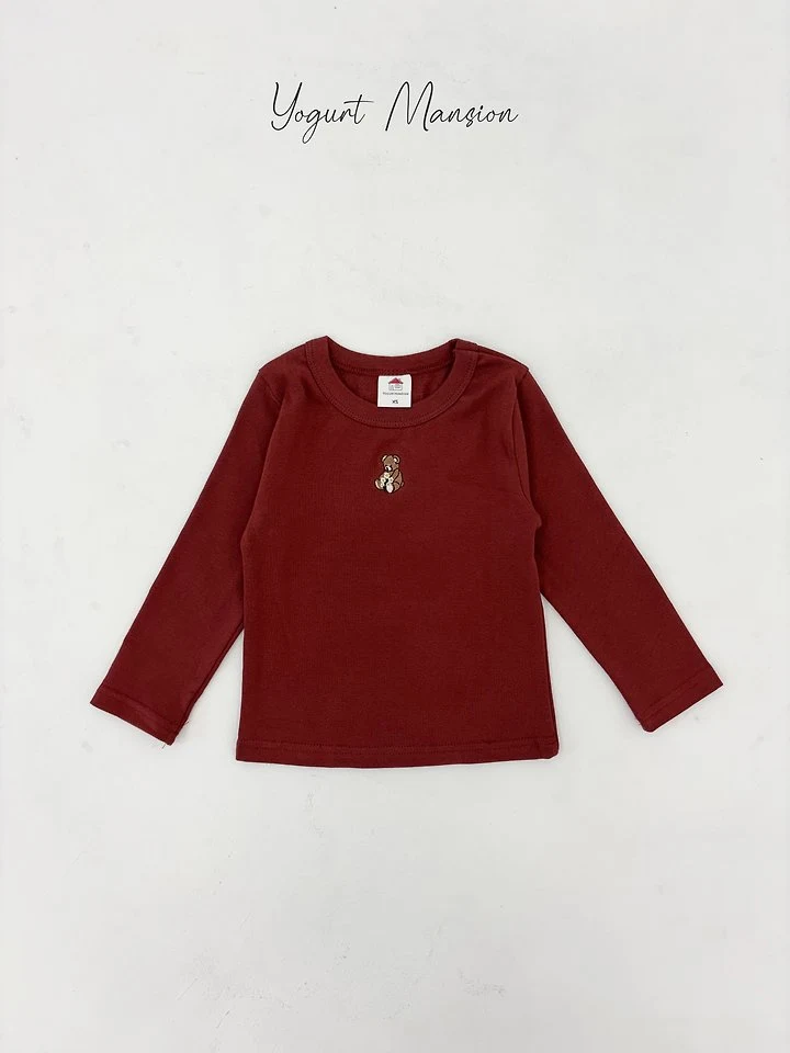 Yogurt Mansion - Korean Children Fashion - #fashionkids - Bear Tee - 3