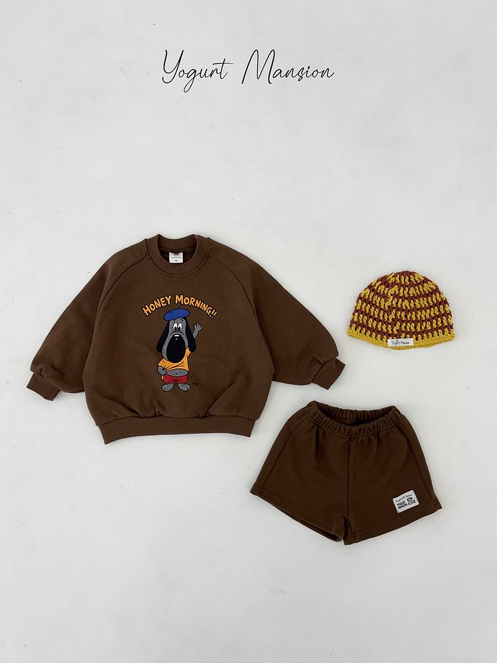 Yogurt Mansion - Korean Children Fashion - #fashionkids - Good Morning Sweatshirt - 5