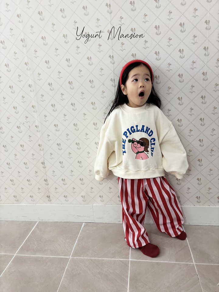Yogurt Mansion - Korean Children Fashion - #kidsstore - Pig Club Tee - 10