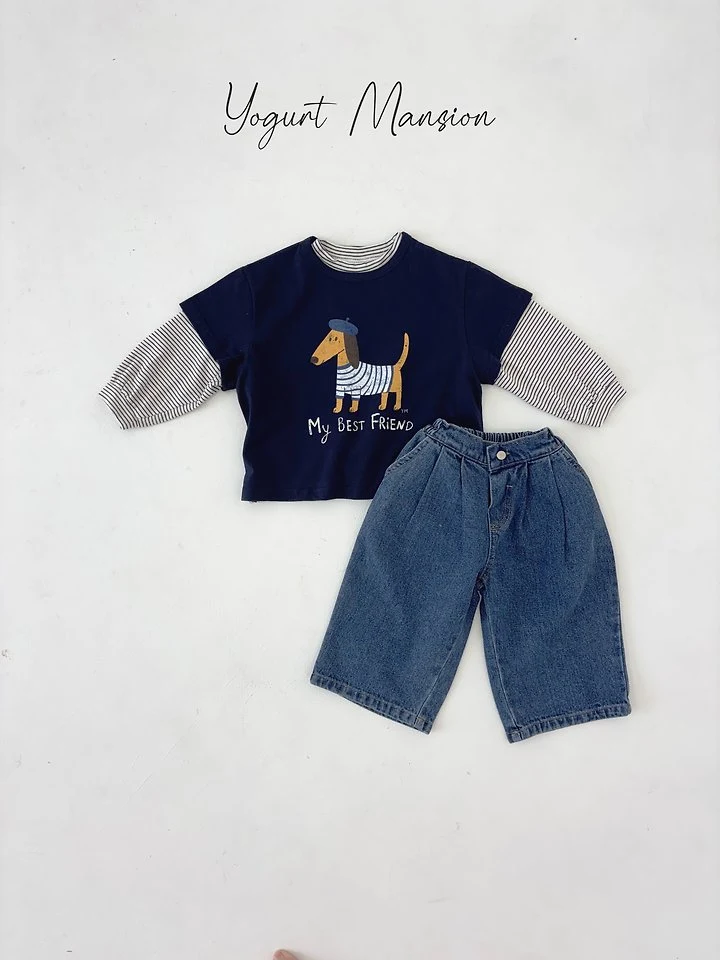 Yogurt Mansion - Korean Children Fashion - #kidzfashiontrend - Bonjour Tee - 8