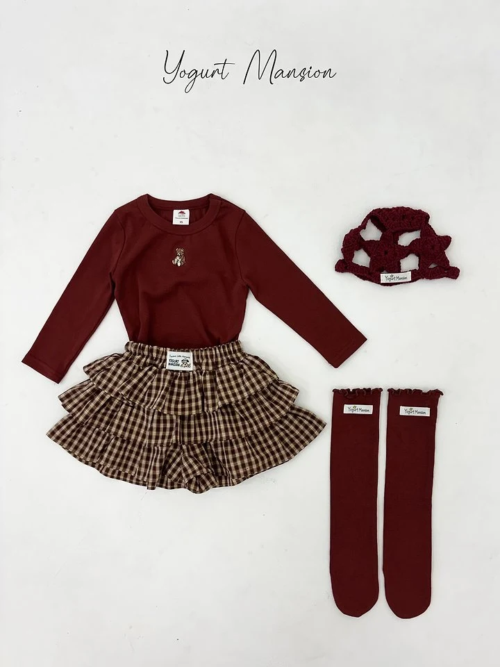 Yogurt Mansion - Korean Children Fashion - #kidzfashiontrend - Bear Tee - 6