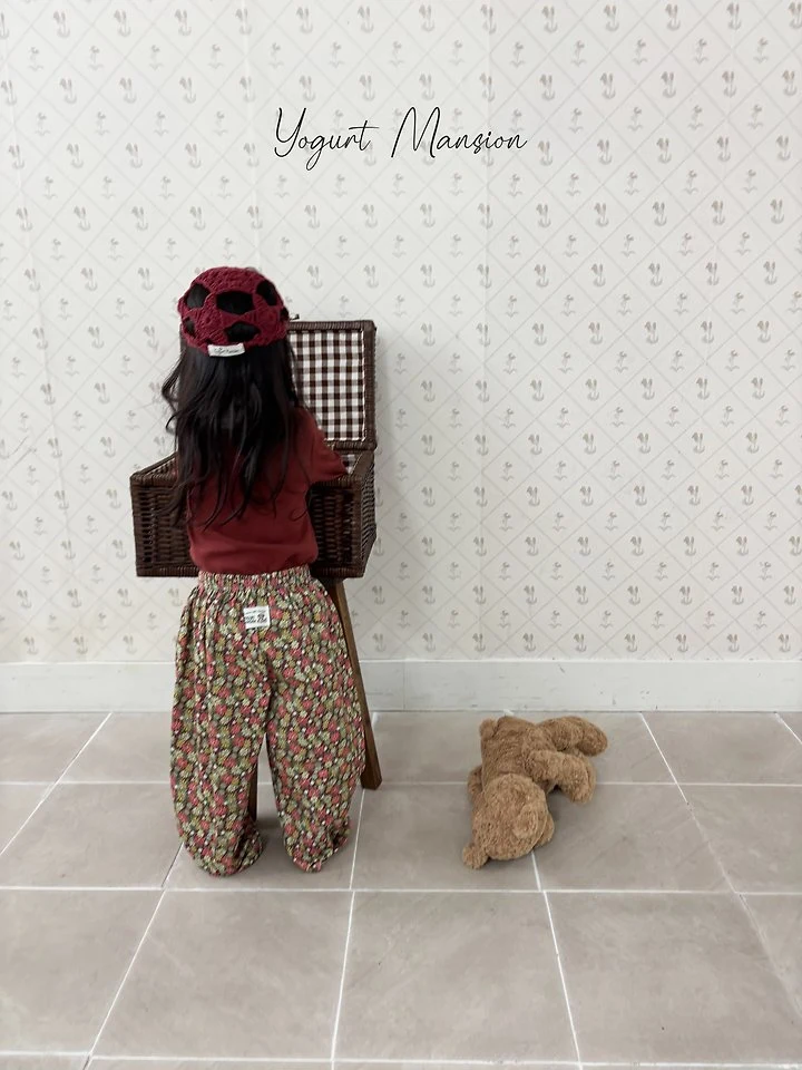 Yogurt Mansion - Korean Children Fashion - #kidzfashiontrend - Flower Bud Pants - 8