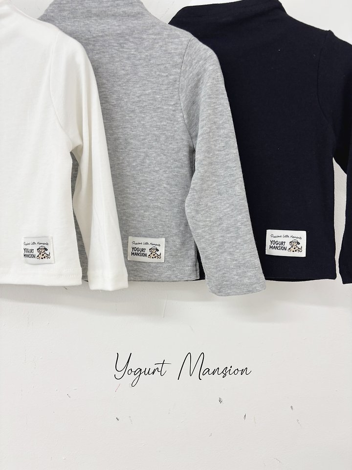 Yogurt Mansion - Korean Children Fashion - #littlefashionista - Mini Turtleneck Tee - 7