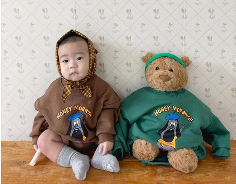 Yogurt Mansion - Korean Children Fashion - #littlefashionista - Bebe Good Morning Suit - 8