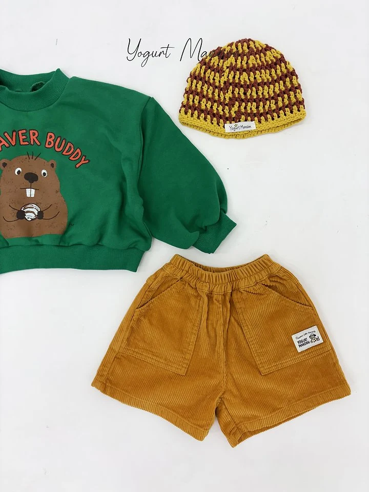 Yogurt Mansion - Korean Children Fashion - #littlefashionista - Golden Retriever Pants - 8