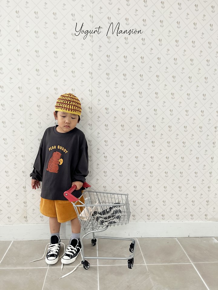 Yogurt Mansion - Korean Children Fashion - #magicofchildhood - Pear Tee - 12