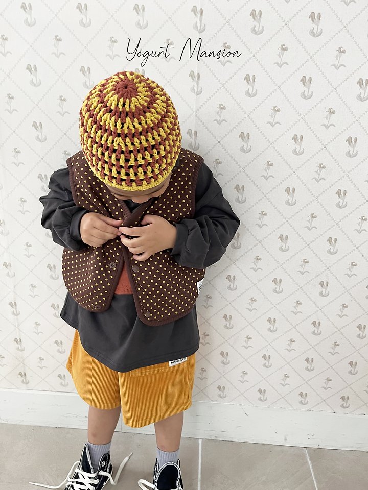 Yogurt Mansion - Korean Children Fashion - #magicofchildhood - World Cone Beanie - 7