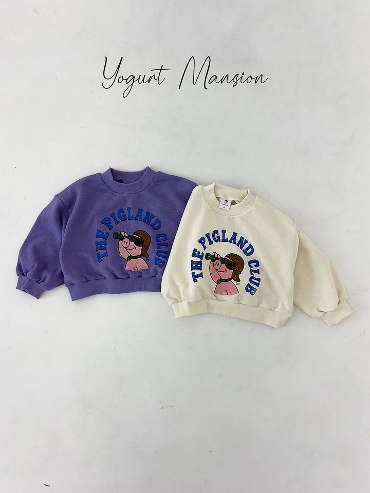 Yogurt Mansion - Korean Children Fashion - #minifashionista - Pig Club Tee
