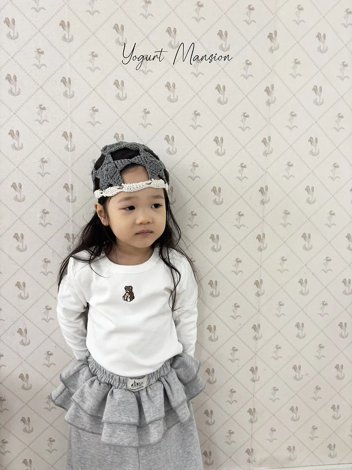 Yogurt Mansion - Korean Children Fashion - #minifashionista - Bear Tee - 10
