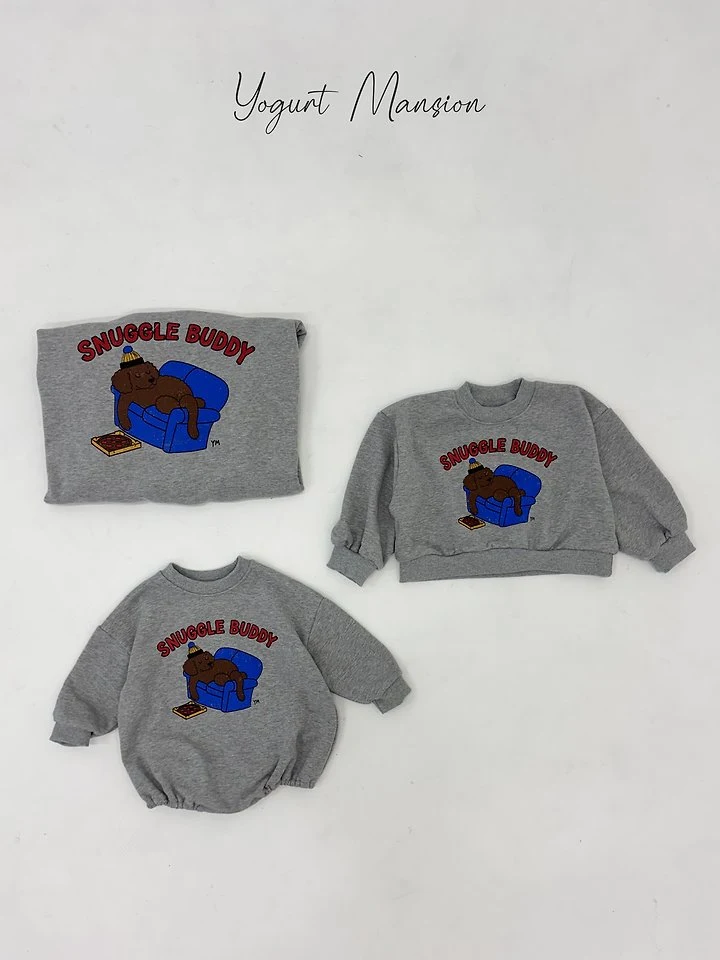 Yogurt Mansion - Korean Children Fashion - #minifashionista - Homebody Sweatshirt - 3
