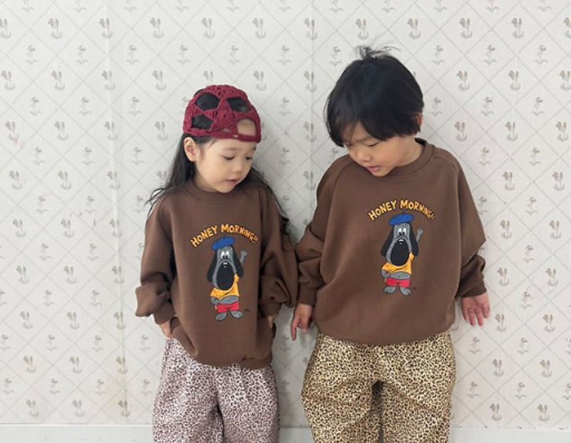 Yogurt Mansion - Korean Women Fashion - #momslook - Adult Good Morning Sweatshirt - 10