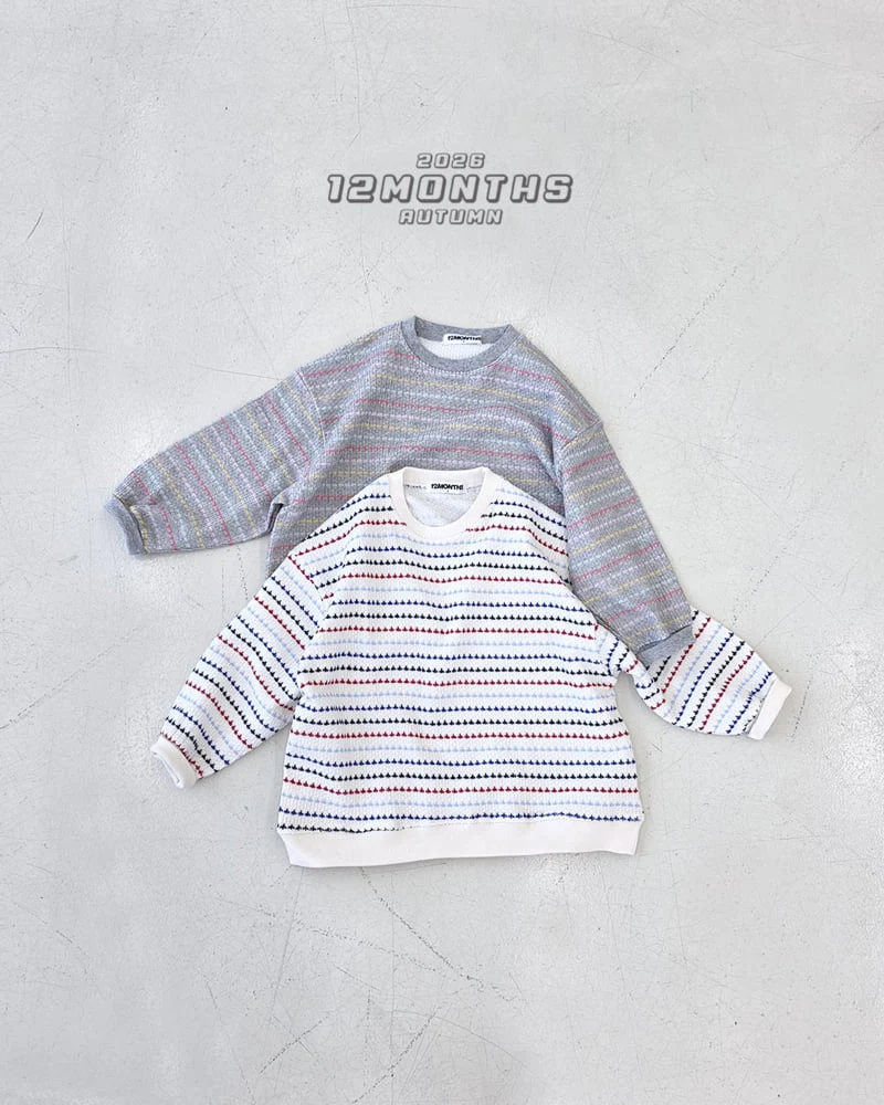 12 Month - Korean Children Fashion - #Kfashion4kids - Jacquard Sweatshirt
