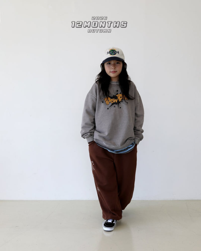 12 Month - Korean Children Fashion - #childofig - Power Pigment Sweatshirt - 8