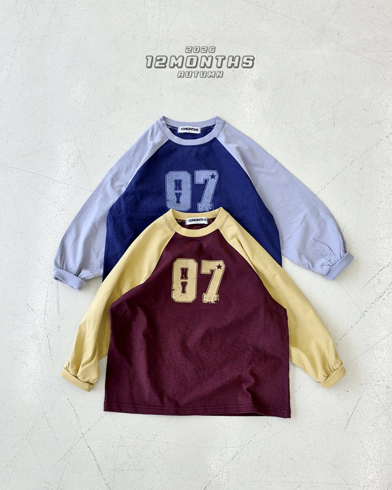 12 Month - Korean Children Fashion - #childofig - 07 Raglan Tee