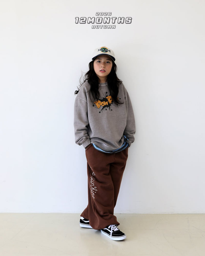 12 Month - Korean Children Fashion - #designkidswear - Power Pigment Sweatshirt - 10