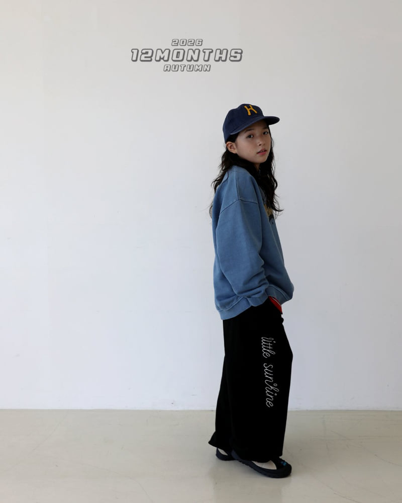 12 Month - Korean Children Fashion - #discoveringself - Embroidery Jogger Pants - 8