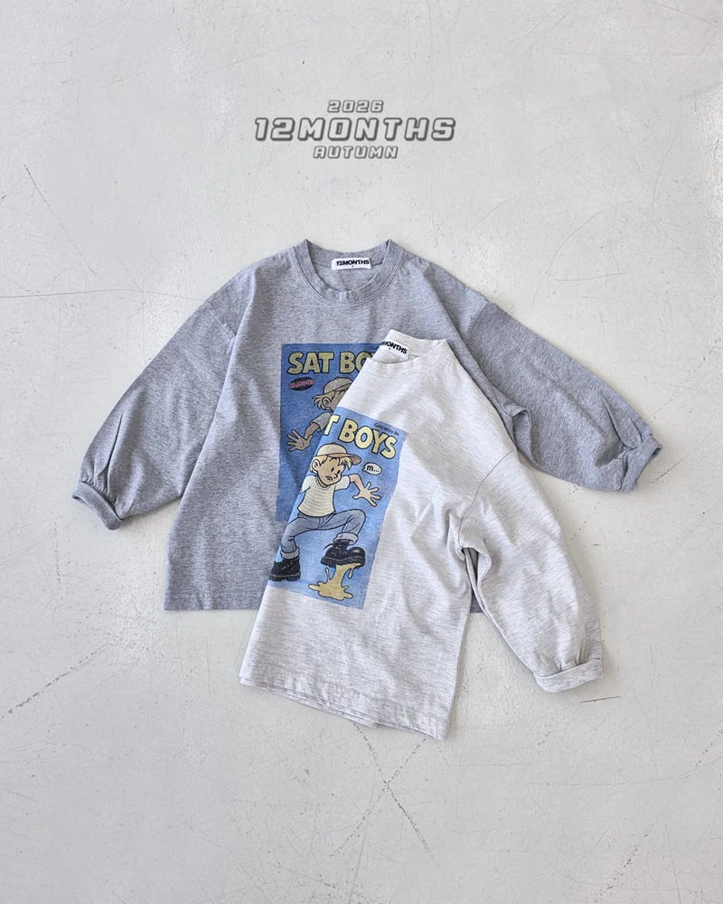 12 Month - Korean Children Fashion - #discoveringself - Oops Tee