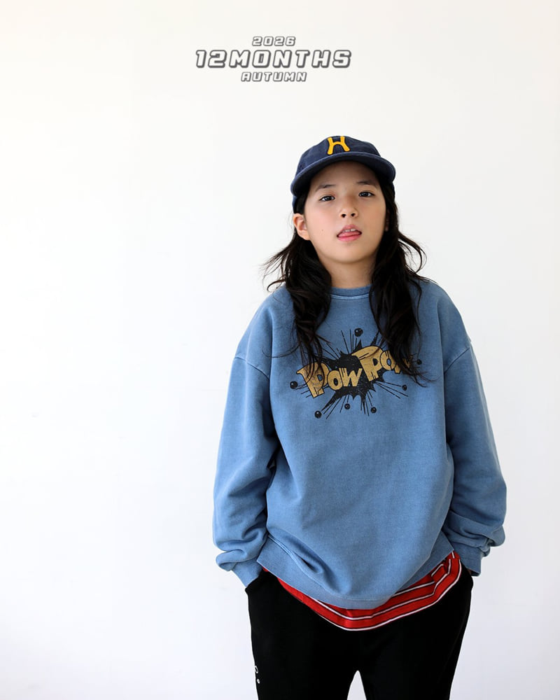 12 Month - Korean Children Fashion - #fashionkids - Power Pigment Sweatshirt - 12