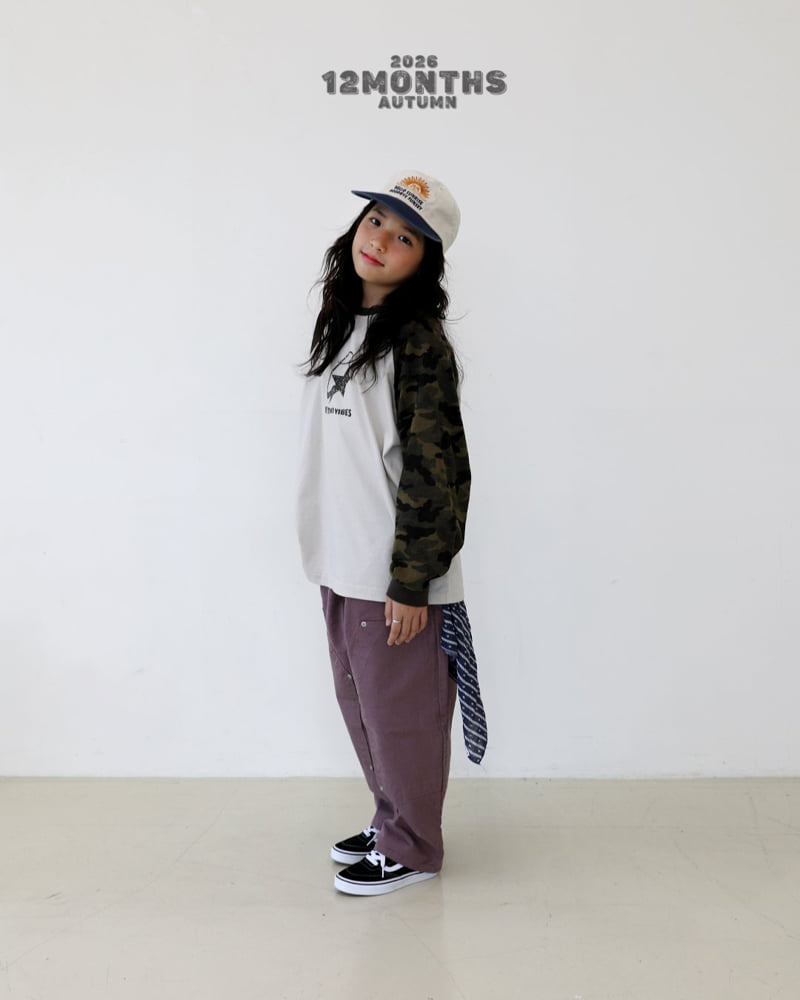 12 Month - Korean Children Fashion - #kidsstore - Camo Raglan Tee - 3