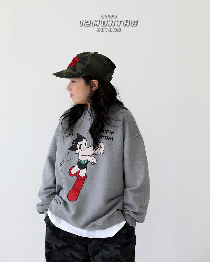 12 Month - Korean Children Fashion - #kidzfashiontrend - Punch Pigment Sweatshirt - 3