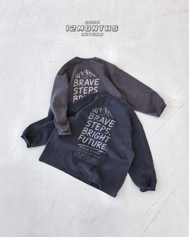 12 Month - Korean Children Fashion - #kidzfashiontrend - Brave Pigment Tee