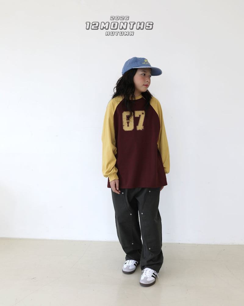 12 Month - Korean Children Fashion - #littlefashionista - 07 Raglan Tee - 10