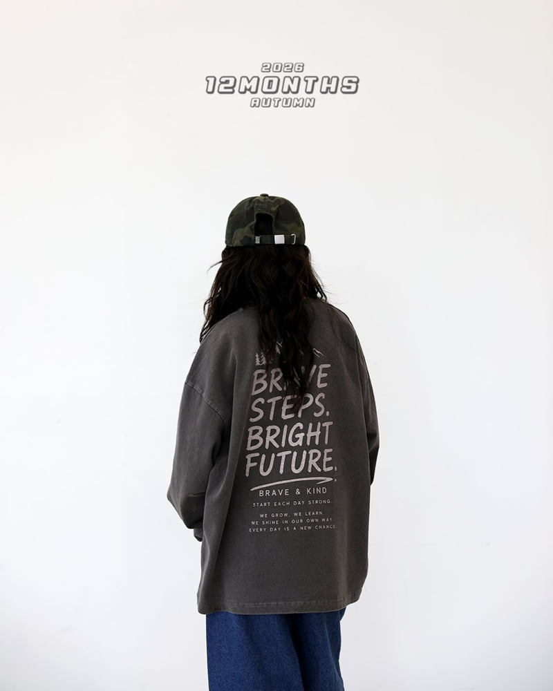 12 Month - Korean Children Fashion - #littlefashionista - Brave Pigment Tee - 4