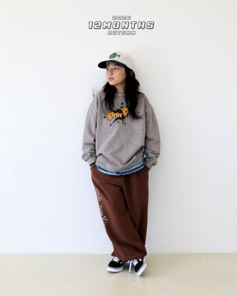12 Month - Korean Children Fashion - #minifashionista - Power Pigment Sweatshirt - 3