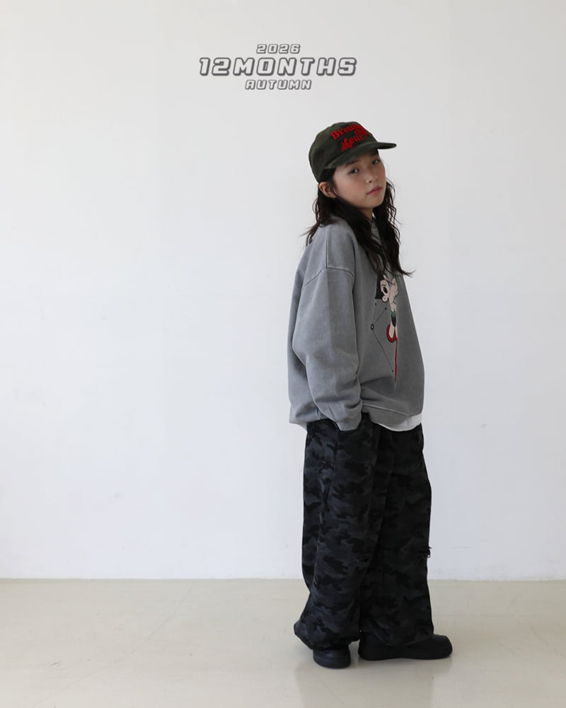 12 Month - Korean Children Fashion - #minifashionista - Punch Pigment Sweatshirt - 7