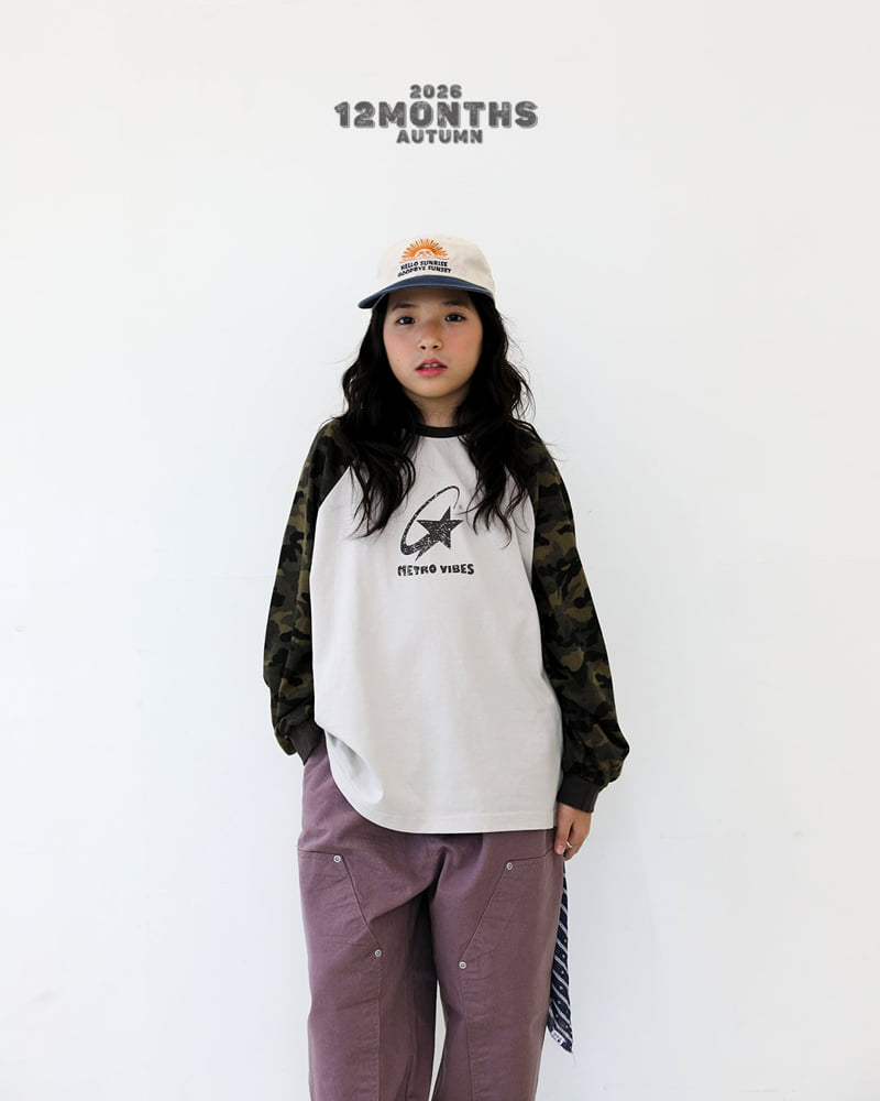 12 Month - Korean Children Fashion - #prettylittlegirls - Camo Raglan Tee - 9