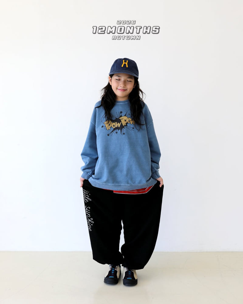 12 Month - Korean Children Fashion - #toddlerclothing - Embroidery Jogger Pants - 4