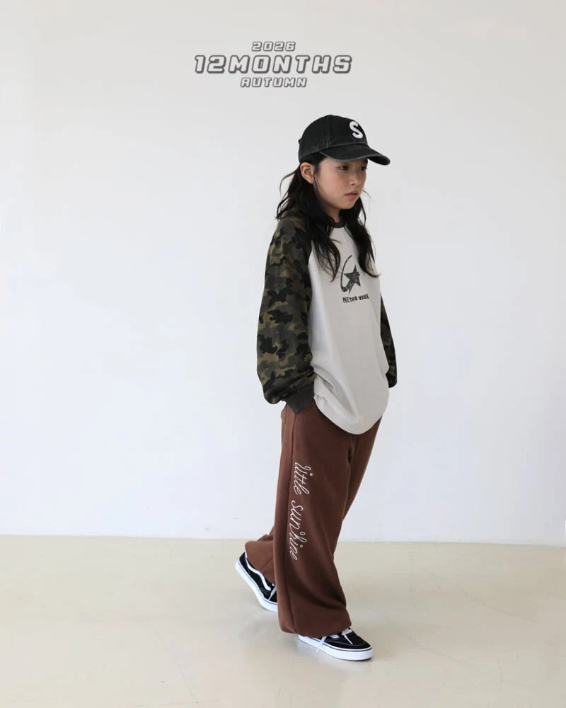 12 Month - Korean Children Fashion - #todddlerfashion - Camo Raglan Tee - 10