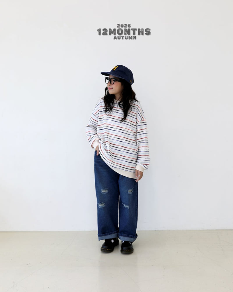 12 Month - Korean Children Fashion - #toddlerclothing - Jacquard Sweatshirt - 7