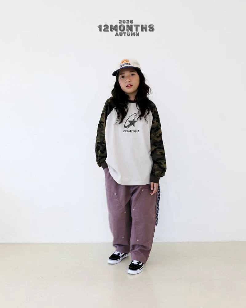 12 Month - Korean Children Fashion - #toddlerclothing - Camo Raglan Tee - 11