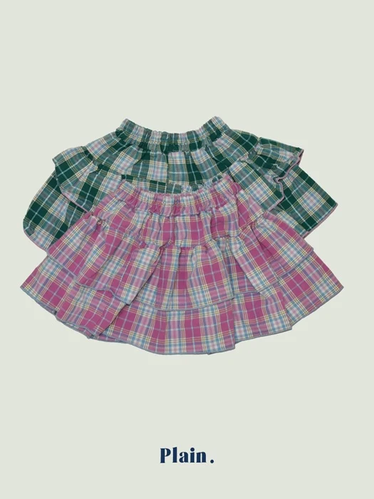 Check Cancan Skirt Check Cancan Skirt