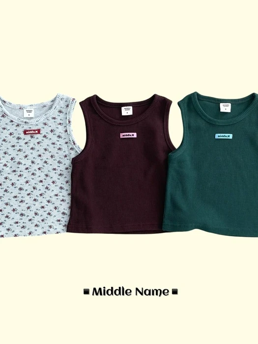 Waffle Layered Sleeveless